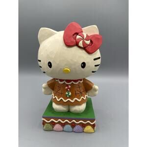 Hello Kitty Jim Shore Gingerbread Figurine 6015983 Christmas Holiday 6” No Box